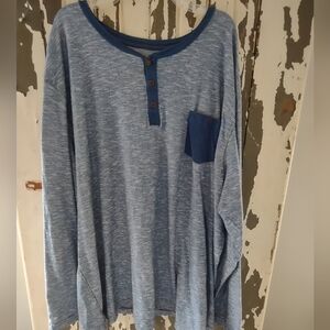 4X Henley by Northwest 100% Cotton